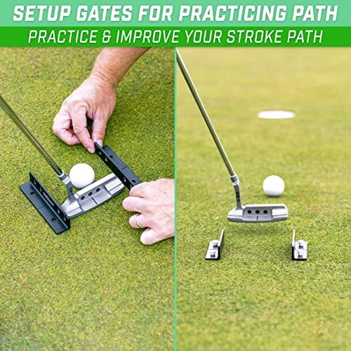 GoSports Golf Putting Alignment Stencil and Gate Set - Image 4