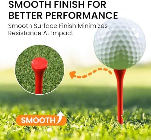 FINGER TEN Golf Tees Wood Bulk - Image 3