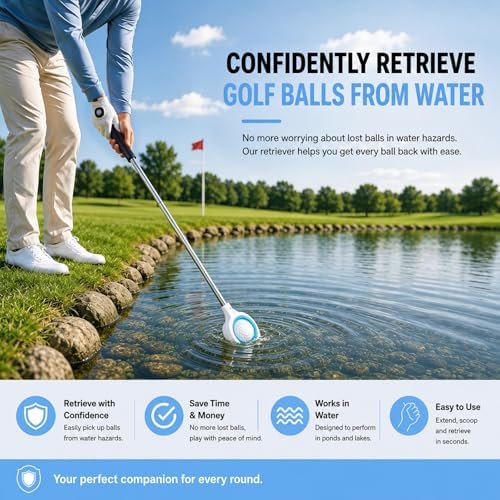 CHAMPKEY Performance Golf Ball Retriever Single Sided - Image 7