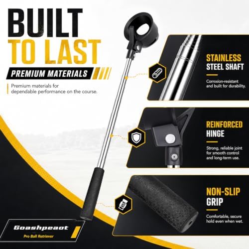 Pro Auto-Lock Golf Ball Retriever, Telescopic Golf Ball Retriever - Image 4