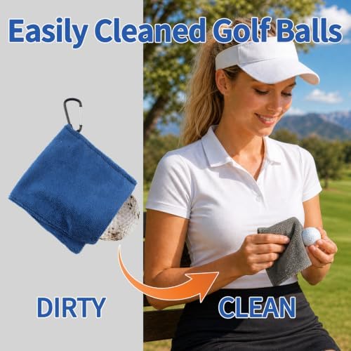 3PCS Golf Ball Towel Small Pocket Towel - Image 4