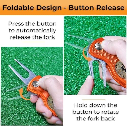 Bitcoin Golf Divot Tool, 3-in-1 Multitool, Magnetic Ball Marker - Image 3
