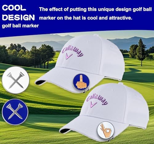 Adhere Golf Ball Markers with Strong Magnetic Hat Clip - Image 3