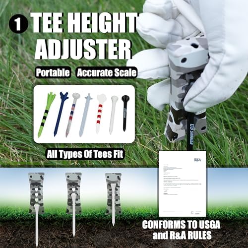 SANDIAN, All-in-1 Value Pak, Adjustable Golf Tee Height Setter - Image 5