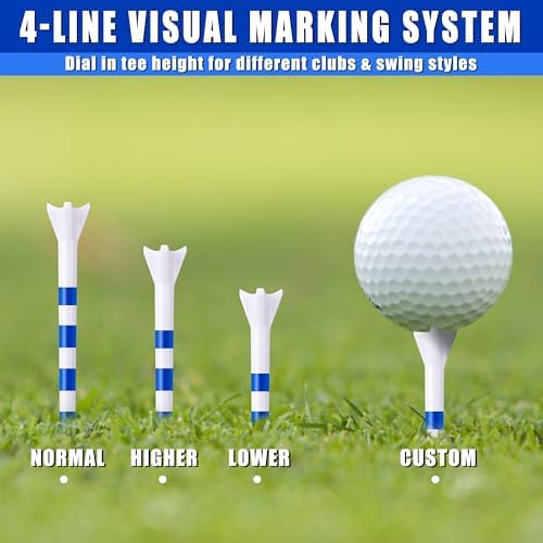 Golf Tees, Mixed Size Plastic Golf Tees - Image 5