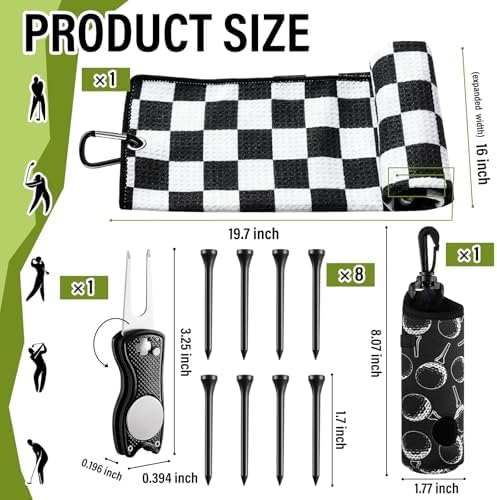 Liliful 12 Pcs Golf Accessories Kit Golf Stuff Gifts - Image 2