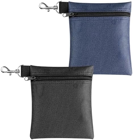 Amy Sport Golf Tee Pouch Bag 6.5 x 5.5 Inch 2 Pack by AmySport