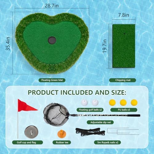 Wekin Floating Golf Putting Green 35"x28" - Image 3