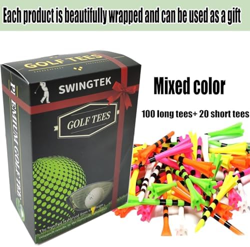 SWINGTEK 120 Pack Golf Tees, Mixed Color - Image 3