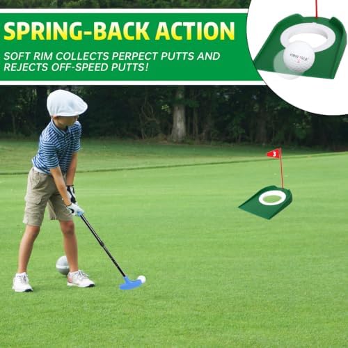 HOW TRUE 3 Pack Golf Putting Cup - Image 4