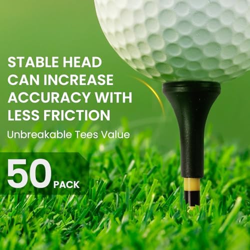 FINGER TEN Unbreakable Plastic Golf Tees - Image 3