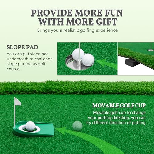 Golf Putting Green, Professional Large Golf Putting Mat - Image 4