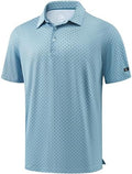 Obla Men's Golf Shirt Short Sleeve Dry Fit Collared Polo Shirts by OBLA