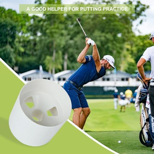 6PCS Golf Hole Cup 4 Inch Depth, ABS Plastic Putting Cup - Image 6