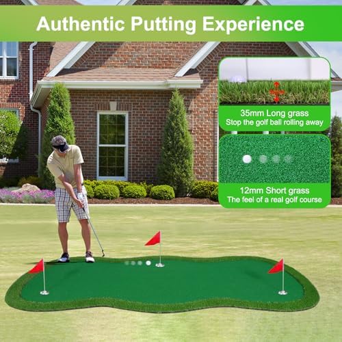Golf Putting Green, Large Golf Putting Mat - Image 3