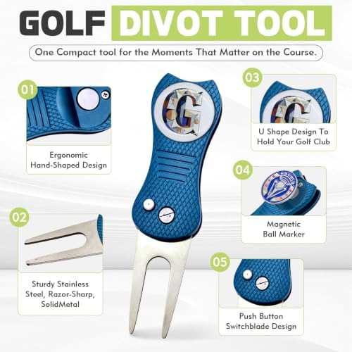 5-in-1 Fold Golf Divot Tool - Image 2