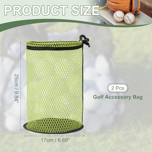 Golf Ball Storage Bag Nylon Mesh Golf Pouch - Image 2