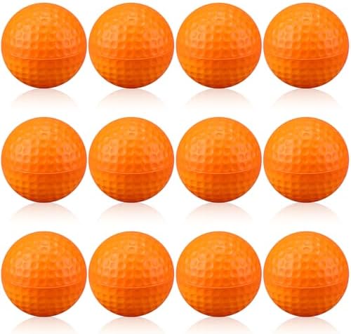 12 Pcs Foam Golf Practice Balls Soft Foam Balls by Unknown