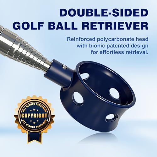 Golf Ball Retriever Telescopic for Water, 9/12/15/20Ft GolfBall Grabber Tool - Image 3
