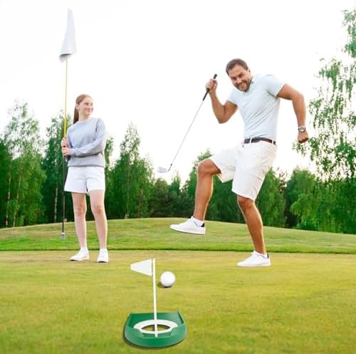 opasyo Putting Green Indoor Set 2pcs Golf Putting Cup - Image 5