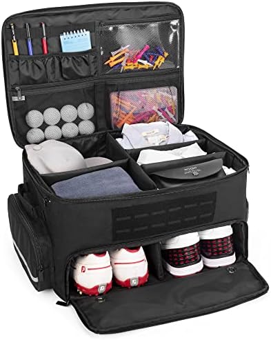 GOBUROS Golf Trunk Organizers for Car Truck SUV, Golf Storage Bag for Men by GOBUROS