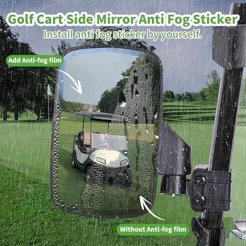10L0L Golf Cart Mirror, Extra Large Side Rear View Universal - Image 3