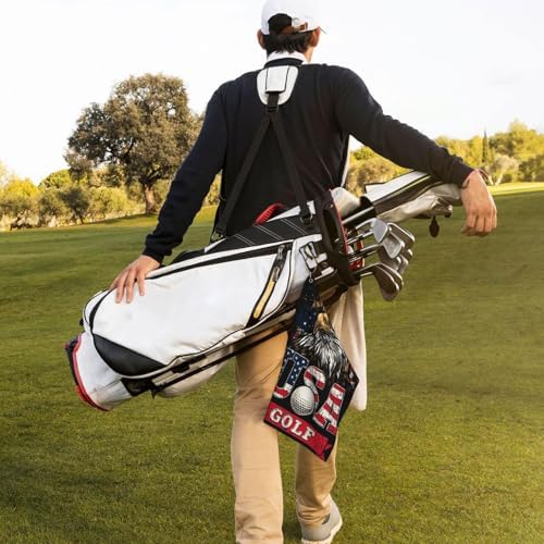 Bald Eagle Golf Towel Microfiber - Image 7