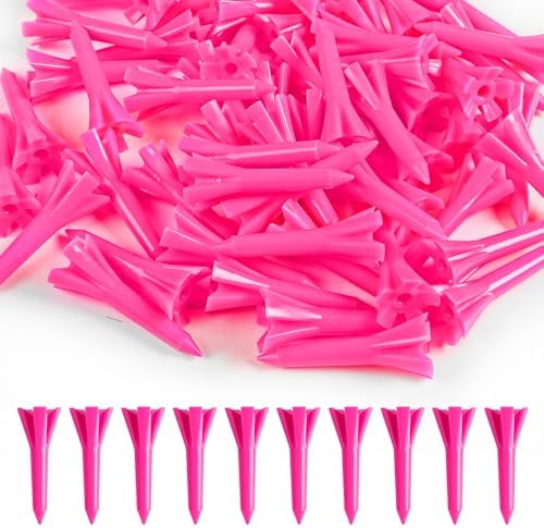 Amy Sport Unbreakable Short Golf Tees Plastic 1 1/2 Inch 120 Pack by AmySport