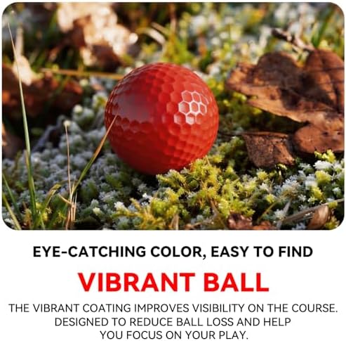 Colored Golf Balls, High Visibility Easy to Find, Blank No Logo - Image 4