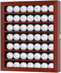DisplayGifts 49 Golf Ball Display Cabinet Stand Storage Wall Mounted 7 Shelves by Display+Accessories