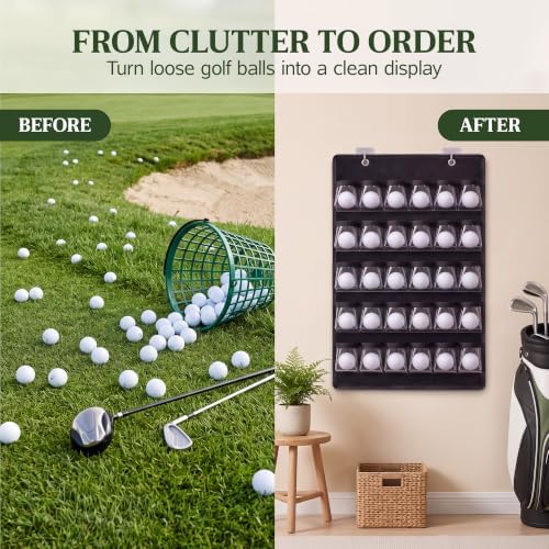 Golf Ball Holder Display Wall Organizer - Image 5