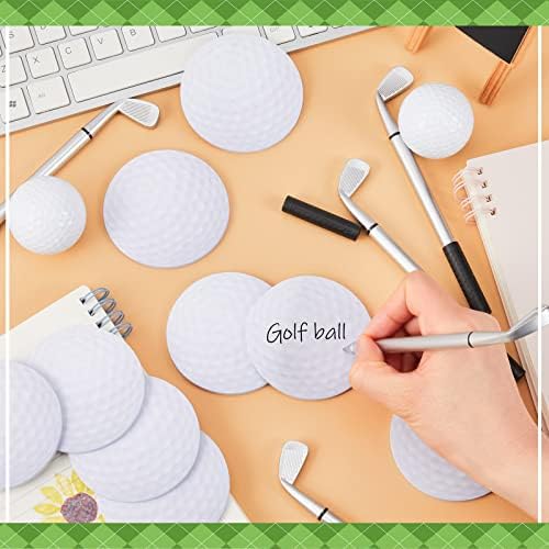 Estune 12 Set Golf Party Favors Include Club Pens Ball Sticky Notes - Image 4