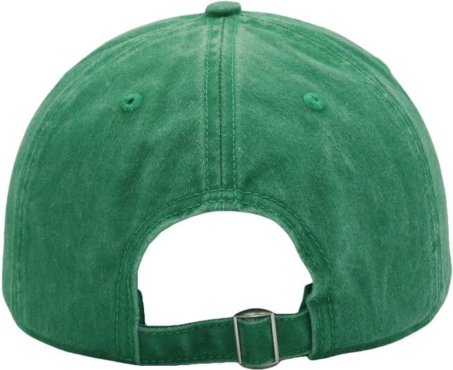 Vintage Washed Baseball Cap | Fits XL/XXL Heads | One Size | Adjustable Golf - Image 4