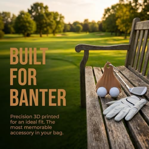 3D Printed Golf Ball Holder Sack – Funny Clip-On Pouch - Image 3