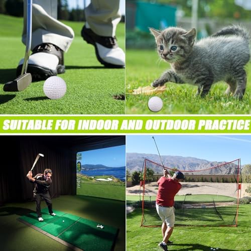KOFULL Plastic Golf Balls Practice, 24/50/100 Pack Hollow Plastic Fake Golf - Image 5