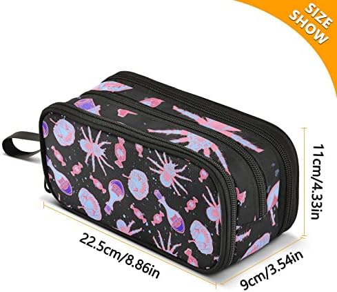 ZAZYXTJ Witch Spider Pencil Case Large Capacity Pencil Pouch - Image 3