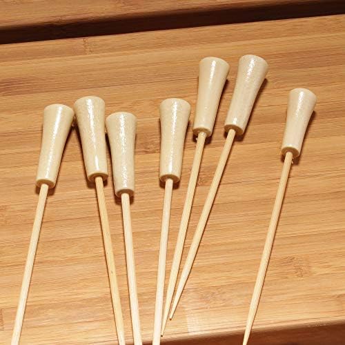 BambooMN Decorative Golf Tee Bamboo Cocktail Sandwich Skewer Picks - Image 2