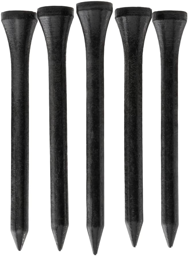 TH Golf Bamboo Golf Tees 70mm | Pack of 50 & 100 | Multiple Colour Options | by Unknown