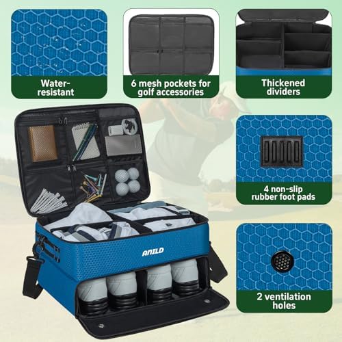 ANILD Golf Trunk Organizer, 2 Layer Golf Storage Case - Image 5