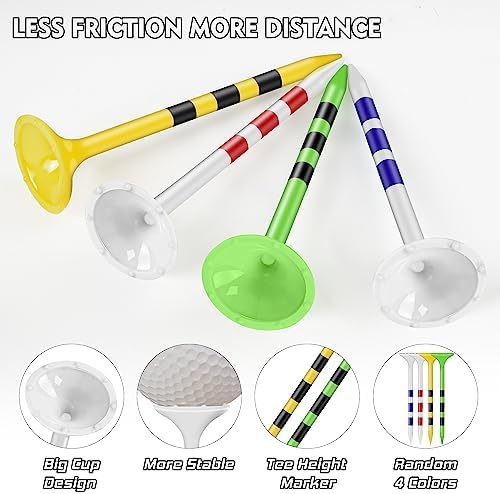 Golf Tees Plastic, Unbreakable Golf Tee 3 1/4" - Image 3