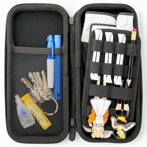 Logie Joe's Pink/Blue Golf Accessory Case | Zippered Organizer - Image 3