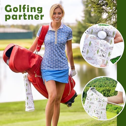 Pink Golf Towel Women - Image 5