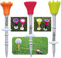 BIRDIE79 Upgraded Premium Big Head Golf Tees 3-1/4 – Height Adjustable – Easy by Birdie79Golf