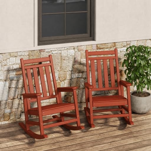 HDPE Rocking Chair Outdoor Set of 2 by Garvee