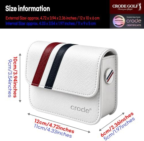 CRODE Golf Rangefinder Leather Case and Tee Holder - Image 6