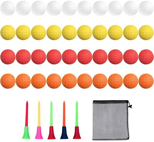 40 Pack Foam Golf Practice Balls by Bac-kitchen