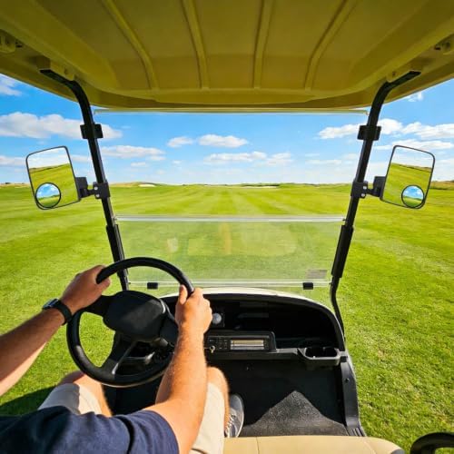 No Drilling Golf Cart Side View Mirrors - Image 7