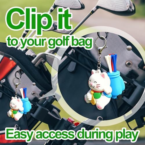 Lucky Cat Golf Tee Holder - Image 2