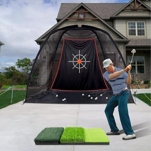 JAYA Golf Hitting Mat with Heavy Rubber Base, Foldable Golf Practice Mat - Image 6