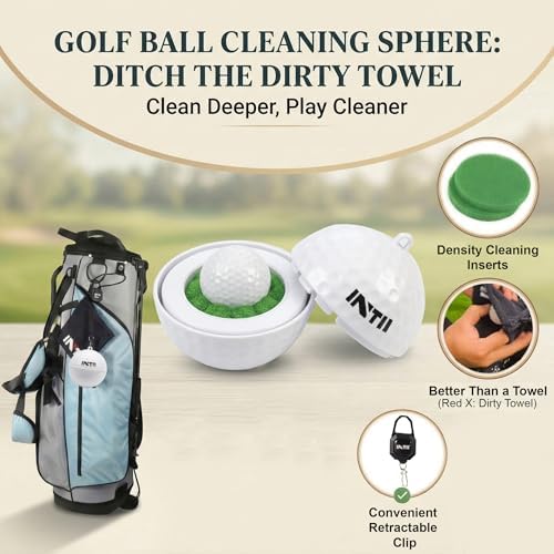 Upgrade Portable Golf Ball Cleaner More Lightweight, Home Golf Ball Washer - Image 4
